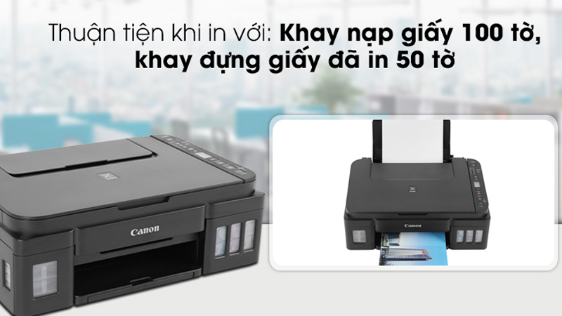 Máy In Phun Màu Canon PIXMA G3010 Wifi