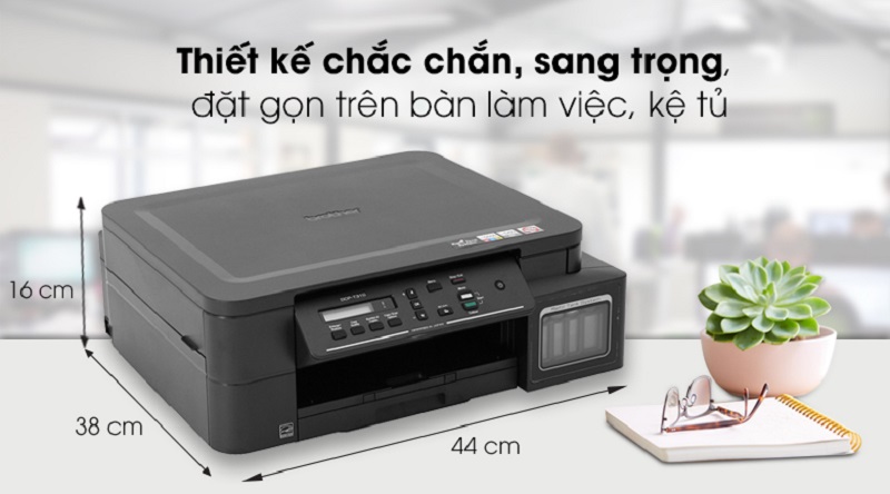 Máy in Brother sang trọng, chất liệu vỏ bền bỉ