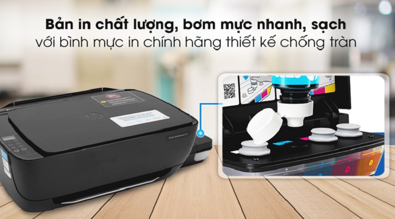 Bình mực có cấu tạo chống tràn,sạch sẽ