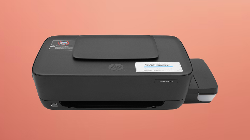 Thiết kế nhỏ gọn, trang nh&atilde; của m&aacute;y in HP Ink Tank 115