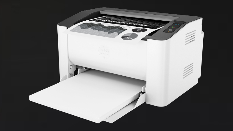 C&ocirc;ng suất in lớn ấn tượng tr&ecirc;n m&aacute;y in Laser trắng đen HP 107w WiFi