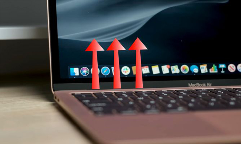 Tránh sạc máy Macbook ở môi trường nóng bức