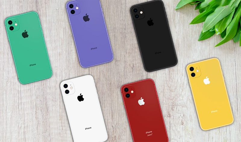 iPhone 11 có nhi&ecirc;̀u màu sắc đa dạng hơn