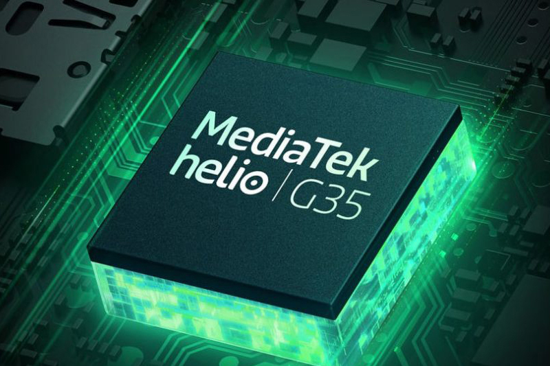 Được cung cấp sức mạnh bởi chip MediaTek Helio G35 8 nh&acirc;n