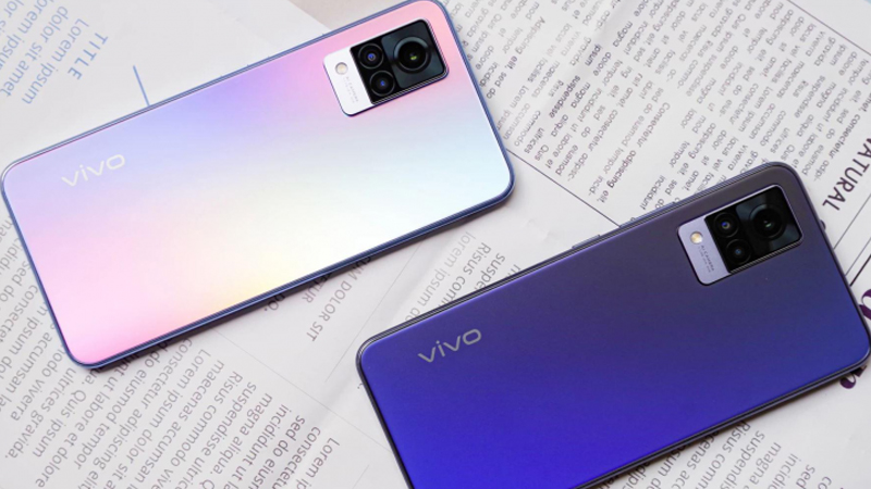 Khung viền và mặt lưng của Vivo V21 5G