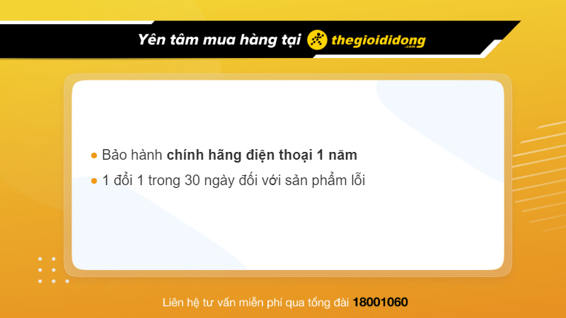 Chính sách bảo hành tại Thế Giới Di Động