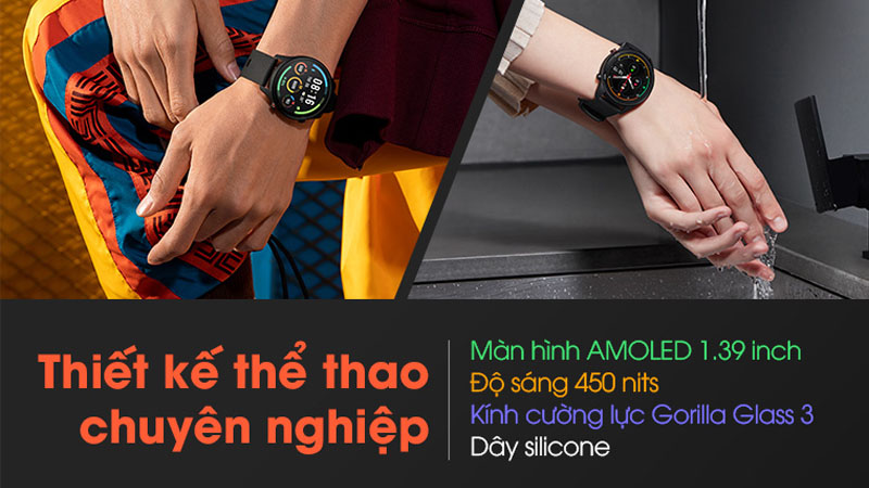 Mi Watch mang phong c&aacute;ch trẻ trung, c&aacute; t&iacute;nh, hiện đại