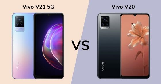 vivo v21 vs v20