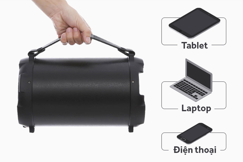 Hình minh họa Loa Bluetooth eSaver S12B-2 Đen