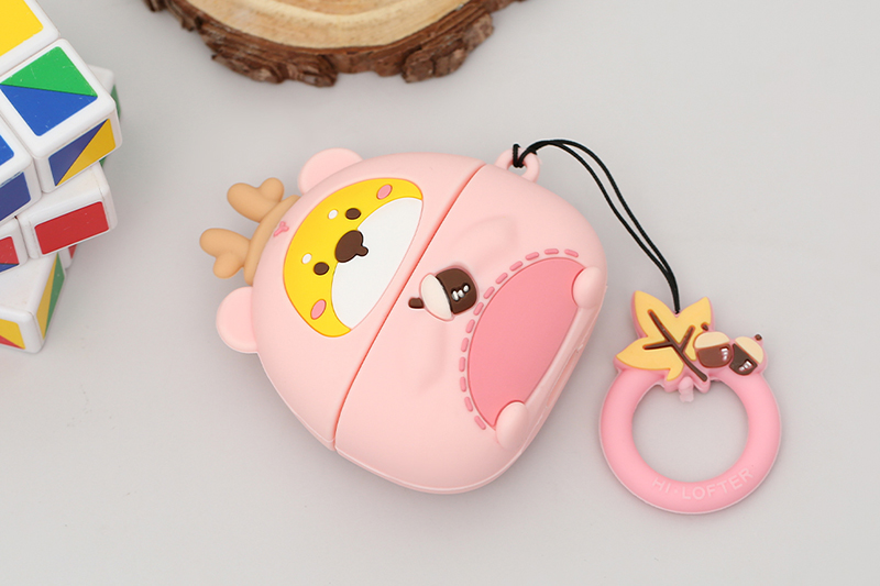 T&uacute;i đựng AirPods Pro JM SK03 c&oacute; h&igrave;nh họa ngộ nghĩnh