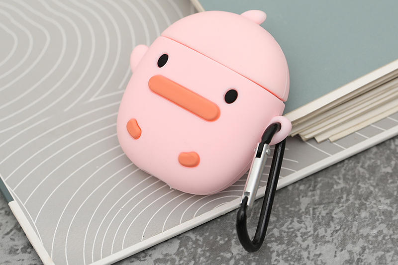 T&uacute;i đựng AirPods 1 & 2 JM FR03 với 5 m&agrave;u thiết kế h&igrave;nh th&uacute; nhỏ ngộ nghĩnh