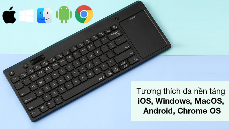 B&agrave;n ph&iacute;m Rapoo kết nối được với nhiều hệ điều h&agrave;nh kh&aacute;c nhau