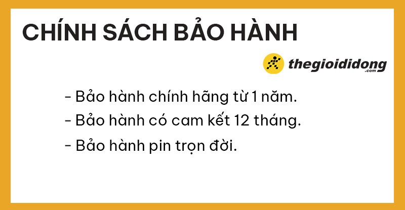 Chính sách bảo hành hấp dẫn tại Thế Giới Di Động