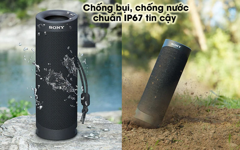 Loa có khả năng chống nước, chống bụi chuẩn IP67