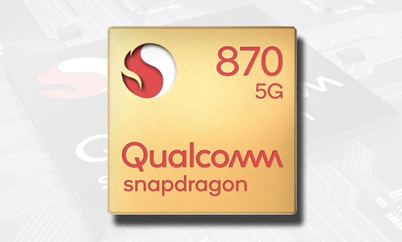 Bộ vi xử l&yacute; Snapdragon 870 gi&uacute;p tốc độ xử l&yacute; t&aacute;c vụ nhanh ch&oacute;ng