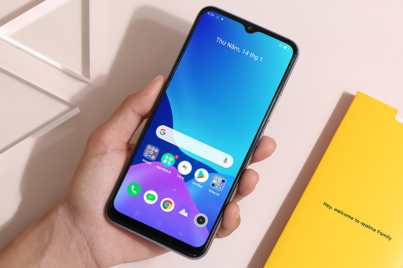 Realme C25s được trang bị công nghệ màn hình IPS LCD
