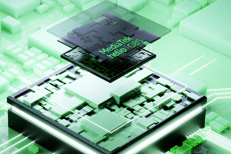 Realme C25s được trang bị con chip Helio G85 