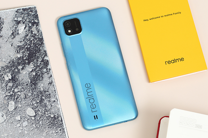 Realme C20 bắt kịp xu hướng thiết kế trẻ trung hiện nay