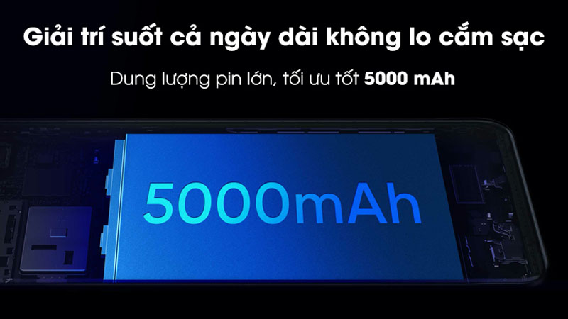 Realme 8 và Realme 7 với dung lượng pin 5000 mAh