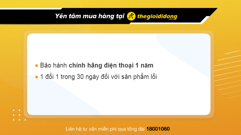 Chính sách bảo hành hấp dẫn