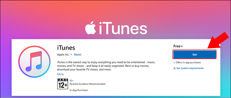 Cách tải iTunes cho máy tính Windows
