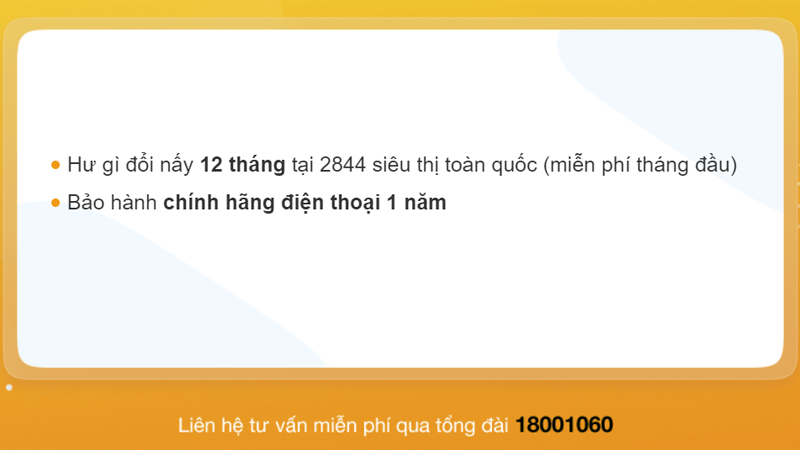 Chính sách bảo hành