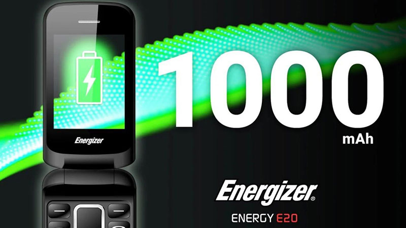 Energizer E20 là dòng điện thoại nắp gập phổ thông của Energizer