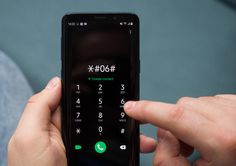 Soạn *#06# để  lấy m&atilde; số serial/IMEI