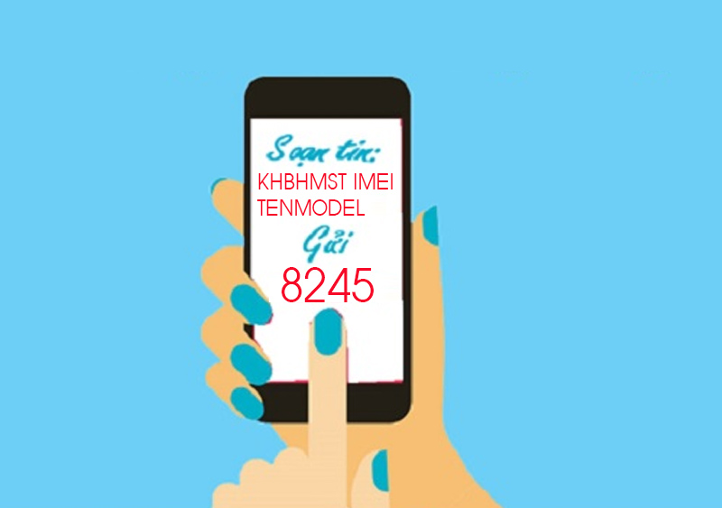  Soạn tin nhắn theo c&uacute; ph&aacute;p v&agrave; gửi 8245 để kiểm tra
