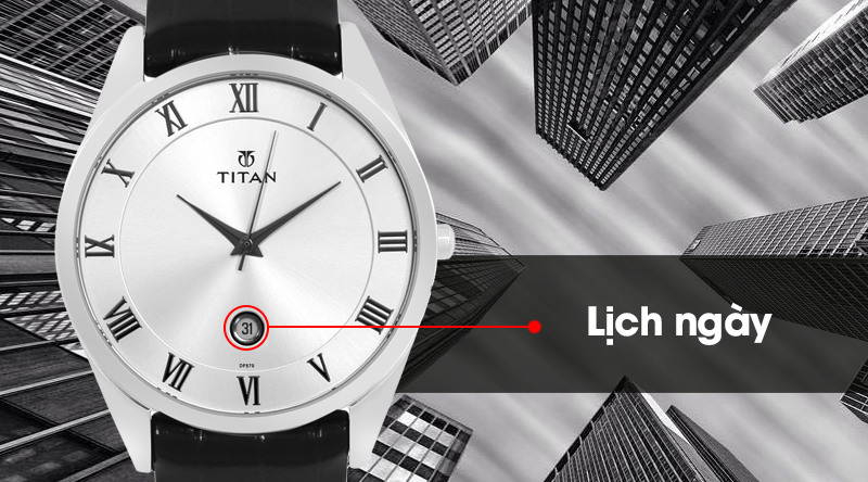 Thết kế của đồng hồ Nam Titan 90054SL01