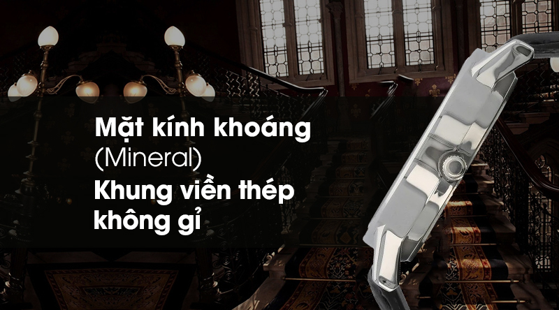 Đồng hồ Nữ Titan 2557SL03 được cấu tạo chắc chắn