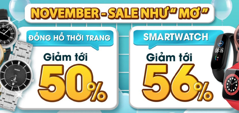 Thông tin chi tiết xem ngay tại: NOVEMBER - SALE HẾT CỠ