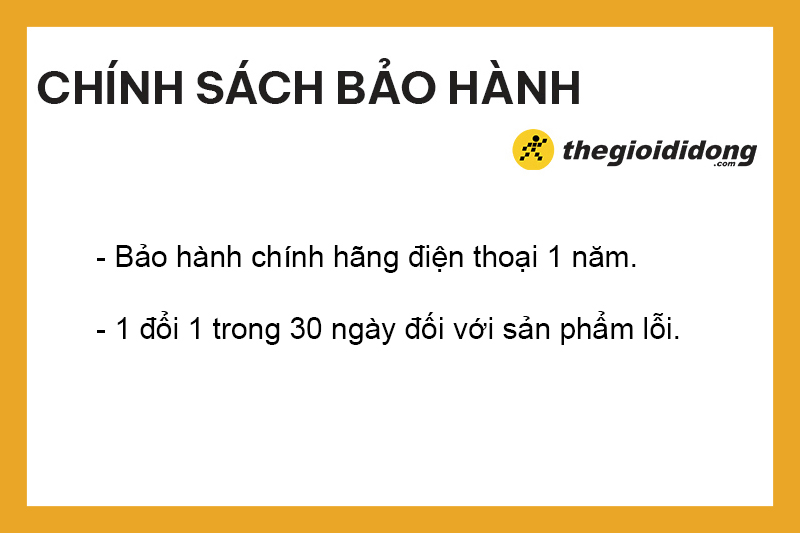 Chính sách bảo hành tại TGDĐ