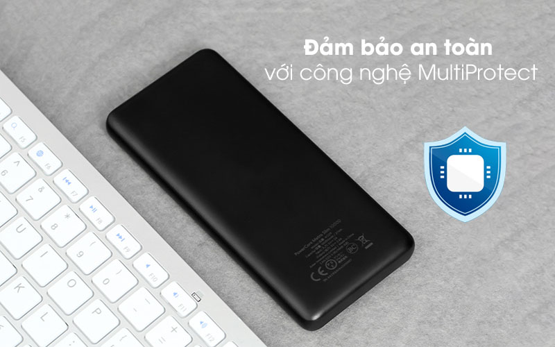 Anker PowerCore Slim A1229 đảm bảo an toàn cho các thiết bị đang sạc nhờ công nghệ MultiProtect