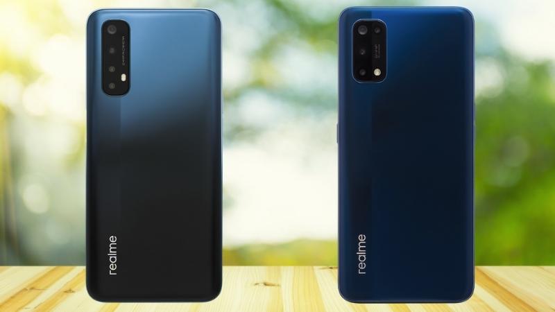 So sánh hai sắc xanh của Realme 7 và Realme 7 Pro