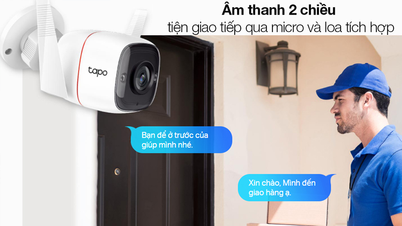 Giao tiếp dễ dàng qua camera