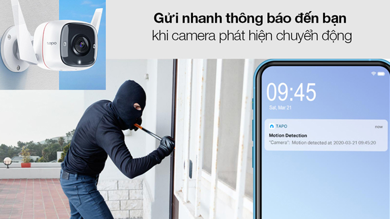 Camera phát hiện nhanh nhạy những chuyển động bất thường