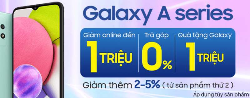 Ưu đãi hấp dẫn khi mua Galaxy A Series vào chương trình Black Friday