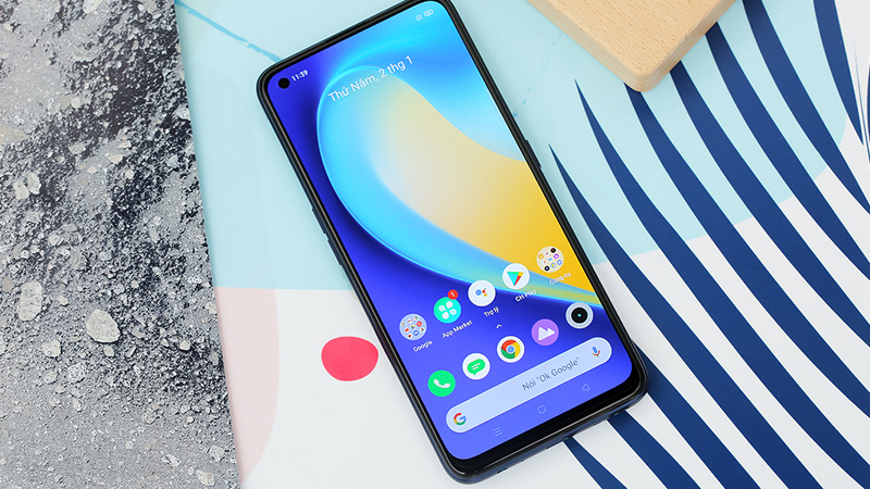 Độ sáng màn hình của chiếc điện thoại Realme 7 đạt đến là 480 nits