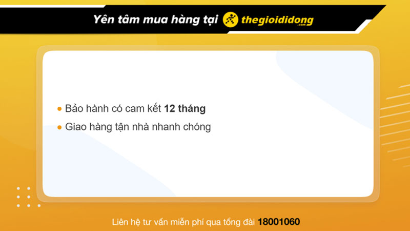 Chính sách bảo hành hấp dẫn khi mua tai nghe tại Thế Giới Di Động