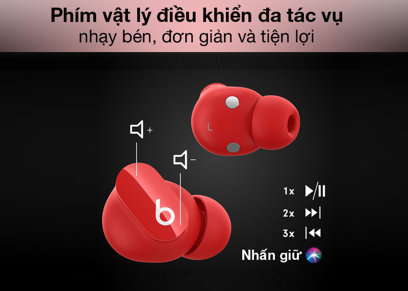  Beats Studio Buds MJ503 sở hữu phím nhấn vô cùng nhạy