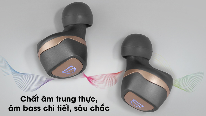 Tai nghe Soundpeats Sonic sở hữu âm thanh sống động, tái tạo âm bass chi tiết, mạnh mẽ