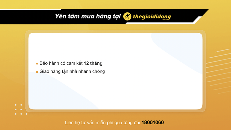 Chính sách bảo hành ở Thế Giới Di Động đối với mỗi sản phẩm sẽ có điểm khác biệt