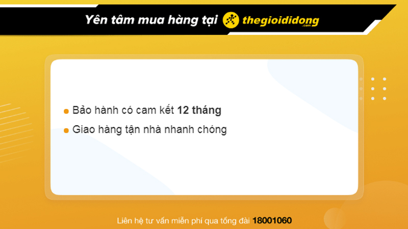 Chính sách bảo hành hấp dẫn