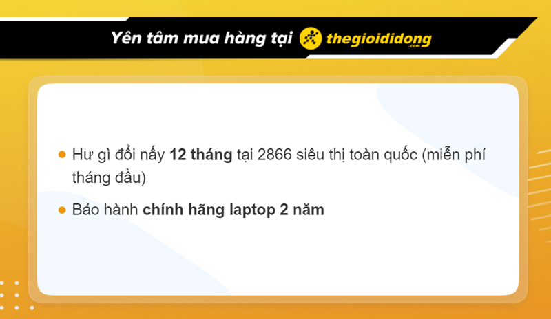 Chế độ bảo h&agrave;nh laptop Lenovo Ideapad 5 Pro