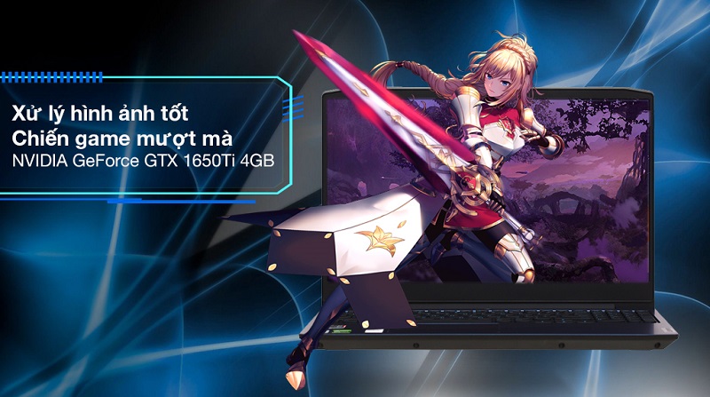 Lenovo IdeaPad Gaming 3 sở hữu card đồ họa rời NVIDIA GeForce trải nghiệm chơi game tốt hơn