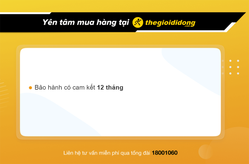 Chế độ bảo hành camera IMOU khi mua tại Thế Giới Di Động