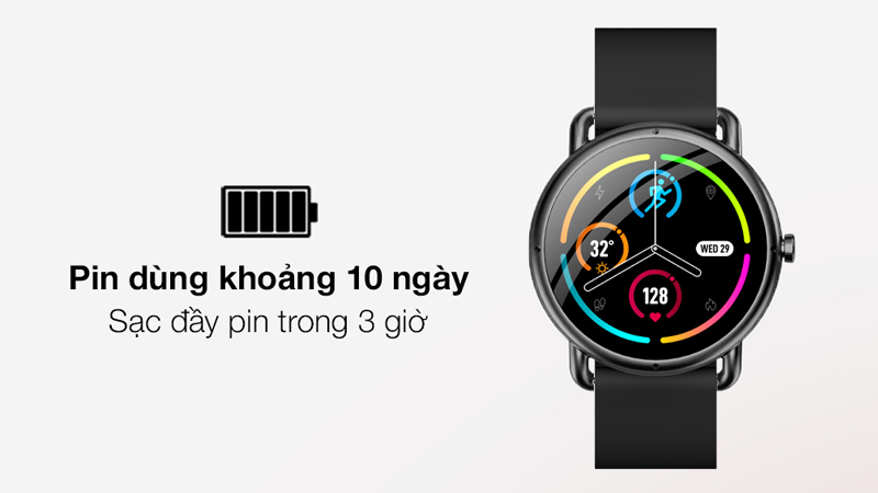  Dung lượng pin đồng hồ BeU Sporty 1 