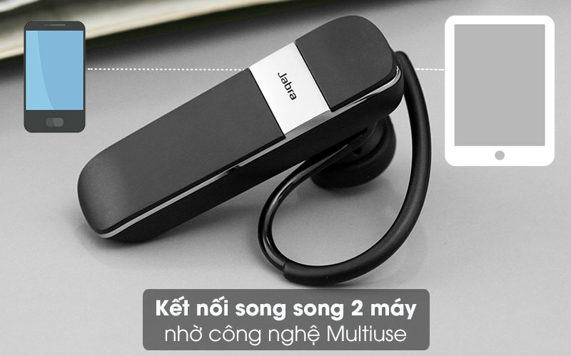 Tai nghe Bluetooth Jabra Talk 15 cho phép kết nối 2 máy cùng lúc