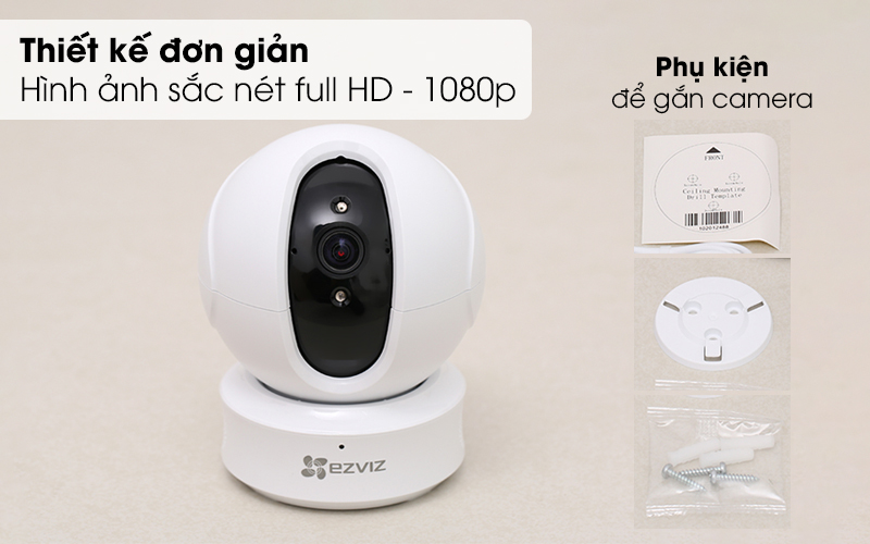 Camera IMOU có thiết kế đơn giản, hiện đại